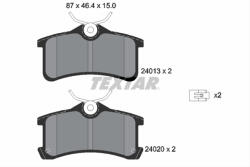 TEXTAR Set placute frana TEXTAR 2401301
