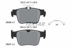 TEXTAR Set placute frana TEXTAR 2620601