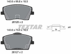 TEXTAR Set placute frana TEXTAR 2612601