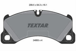 TEXTAR Set placute frana TEXTAR 2455301