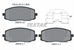TEXTAR Set placute frana TEXTAR 2427501