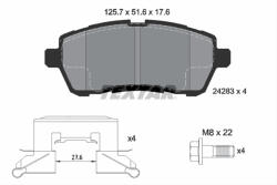 TEXTAR Set placute frana TEXTAR 2428302