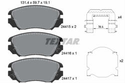 TEXTAR Set placute frana TEXTAR 2441501
