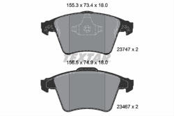 TEXTAR Set placute frana TEXTAR 2374702