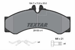 TEXTAR Set placute frana TEXTAR 2915301