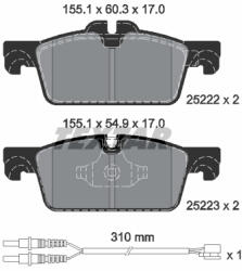 TEXTAR Set placute frana TEXTAR 2522201