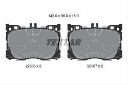 TEXTAR Set placute frana TEXTAR 2258601