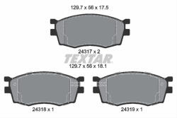 TEXTAR Set placute frana TEXTAR 2431701