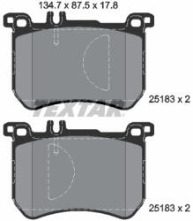 TEXTAR Set placute frana TEXTAR 2518301