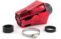 STR8 MX_STR-335.00/RE Légszűrő D. 28-35 Evo 30° Szögletes / Hab - Piros, Fekete