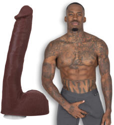 Doc Johnson Signature Cocks Pressure ULTRASKYN Vac-U-Lock 10" Chocolate Dildo