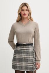 Benetton pulóver gyapjúkeverékből - bézs S - answear - 19 990 Ft