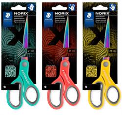 STAEDTLER Olló STAEDTLER Norix 965, 21cm-es általános, vegyes színekben, rozsdamentes acél pengék (965 21X BK)
