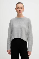 Benetton pulóver gyapjúkeverékből - szürke XL - answear - 25 990 Ft