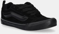 Vans gyerek velúr tornacipő Knu Skool - fekete 35
