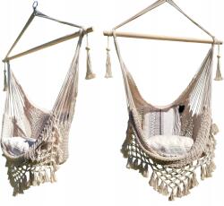  Makramé Függő fotel, kézzel fonott, XXL, brazil szék (703557136719)