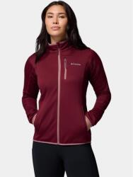 Columbia Essential Hike Grid Fleece Full Zip női polár pulóver vörös