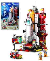 Mamido Építőkocka űrrakéta 1059 darab Űrkutatás kilövőállással MT1131 (MT1131)