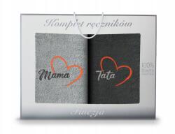 Koney Fürdőtörölköző Garnitúra, Anyák Napjára, Apák Napjára, hímzéssel (5-03)