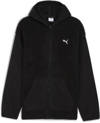 PUMA Férfi Futás Kabát Kapucnis, Cipzáros Essentials Elevated Relaxed Winterized PUMA fekete
