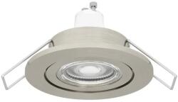 EGLO Barranco GU10 matt nikkel fürdőszobai mennyezetbe építhető lámpa (EG-902238) GU10 1 izzós IP44 (902238)