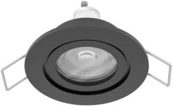 EGLO Barranco GU10 fekete fürdőszobai mennyezetbe építhető lámpa (EG-902249) GU10 1 izzós IP44 (902249)