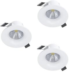 EGLO Saliceto fehér LED mennyezetbe építhető lámpa szett (EG-902277) LED 3 izzós IP20 (902277)