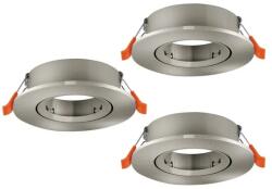 EGLO Barranco GU10 matt nikkel beépíthető dekorációs keret szett (EG-902232) GU10 3 izzós IP20 (902232)