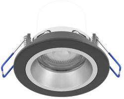 EGLO Yebra fekete fürdőszobai LED mennyezetbe építhető lámpa (EG-902296) LED 1 izzós IP44 (902296)