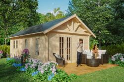 SKAN HOLZ Faház hétvégi gerendaház Bern4 Tető szigetelés nélkül (611249)