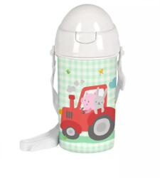  Gyerek kulacs szívószál automata 500 ml állatos