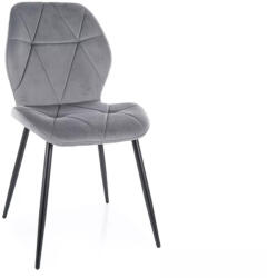 SIGNAL MEBLE Rick Bársony Étkezőszék Geometrikus Szürke (SIG-RICKVCSZ)