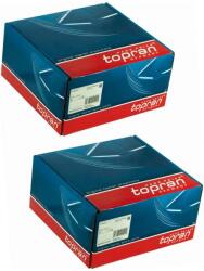 Topran Hátsó féktárcsák Topran 206 860, 2db, tömör