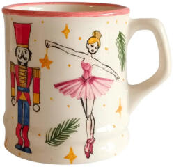 BögreManufaktúra Diótörő és Balerina - kézzel festett karácsonyi bögre