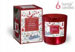 Bartek Candles Üveggyertya Ünnepi Boldogság 150g (5901685081917)
