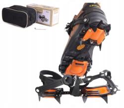 Mawe Hótalp Cipőre, Size 37-45, fekete-sárga, 10 tüskével, tokkal (MZSRAKI637-45O)