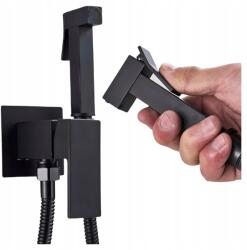 Ari Bidé Csaptelep, fekete, kerámia, sárgaréz, perlátor (Bateria Bidetowa Bidet 01)