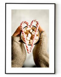  Poszter 21×30cm, téli, rengeteg mintával, matt papír, karácsonyi kép (zima21x30)