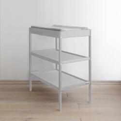 Woodies Safe Dreams Masa infasat pentru bebelusi, lemn masiv, Gri 76 x 44 x 86 cm (classic_changer_grey)
