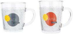 Altom Design Set 2 cani Mama-Tata, sticla, 300 ml