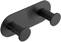 Bemeta Easy Cuier baie dublu rotunjit, negru (163106370)
