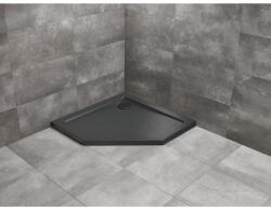 Radaway Cadita dus pentagonala Radaway Doros PT Stone 90x90 cm, negru (acril aspect piatra) (SDRPT9090-01-54S)