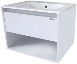 Arthema Set mobilier baie (masca cu sertar si lavoar compozit) Arthema Modulo 60x46xH44 cm, alb (7002F68R-68R/0060SP)