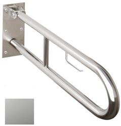 Bemeta Help Bara de sprijin rabatabila cu suport hartie 81 cm, inox mat, montaj ascuns (301407282)