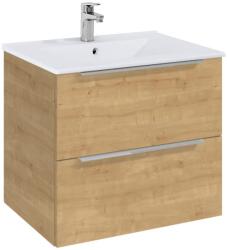 Roca Set mobilier baie (masca si lavoar cu doua sertare) Roca Elegant Plus 61x46xH55 cm, bej (light oak) (A852018464)
