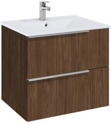 Roca Set mobilier baie (masca si lavoar cu doua sertare) Roca Elegant Plus 61x46xH55 cm, maro (alpine walnut) (A852018540)