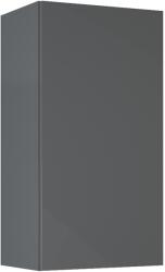Roca Dulap baie 40x32xH100 cm Roca Extra, reversibil, antracit lucios (glossy anthracite grey) (A857959153)