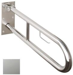 Bemeta Help Bara de sprijin rabatabila cu suport hartie 75 cm, inox mat (301406302)