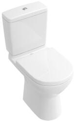 Villeroy & Boch Set Vas WC pe pardoseala cu rezervor aparent si capac soft close Villeroy & Boch O. Novo 36x67 cm evacuare orizontala (5661R001/5760G101/9M38S101)
