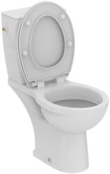 Ideal Standard Set Vas WC pe pardoseala cu rezervor aparent si capac soft-close Ideal Standard Eurovit 37x66 cm, evacuare orizontala (W328501)